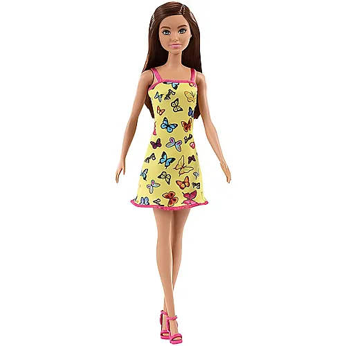 Barbie Fashion & Friends Chic Puppe im Schmetterling-Kleid Gelb