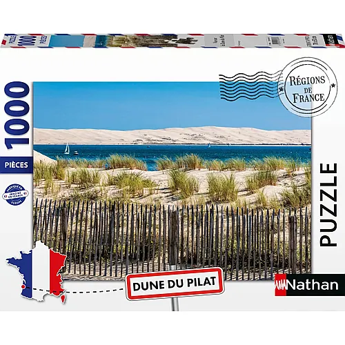 Nathan Puzzle R�gion de France Blick auf die Dune du Pilat - 1000 Teile