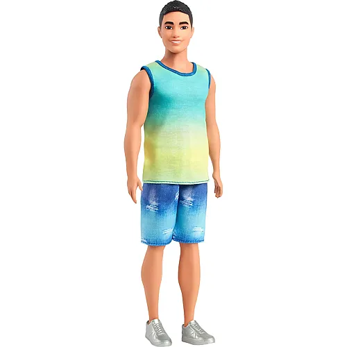 Barbie Fashionistas Ken mit schwarzen Haaren und Ombre Tank (Nr.236)