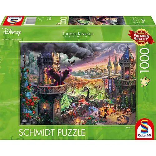 Schmidt Puzzle Thomas Kinkade Disney Maleficent (1000Teile)