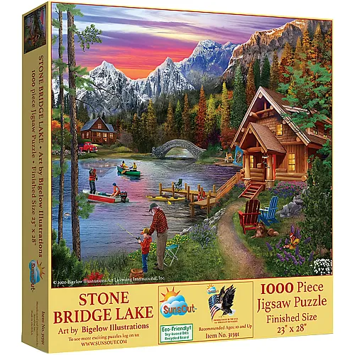 Stone Bridge Lake 1000Teile
