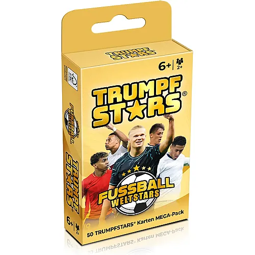 Gomazing Trumpf Stars Fussball Weltstars - 50 Karten mit 50 Weltstars