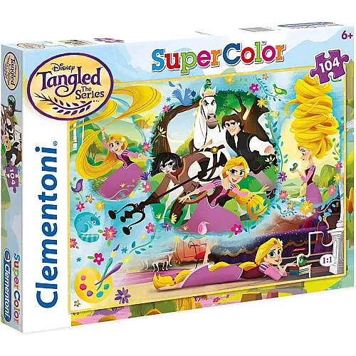 Clementoni Puzzle Supercolor Disney Princess Disney Rapunzel - 104 Teile