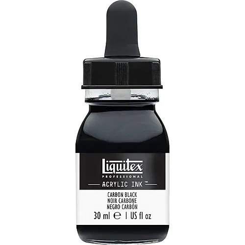 Liquitex Lqx Prof. Acrylic Ink 30ml Flasche Karbonschwarz