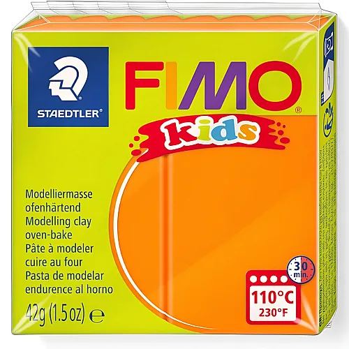 Fimo Kids Modelliermasse, Orange, 42 gr
