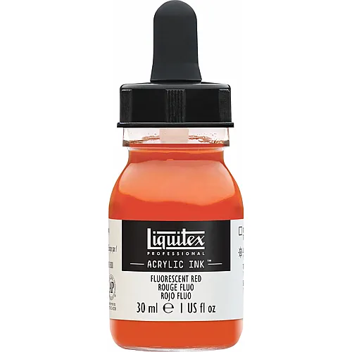 Liquitex Lqx Prof. Acrylic Ink 30ml Flasche Fluo Rot