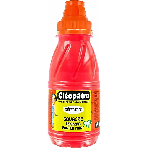 Cleopatre Nefertari � Gouache-tempera 250ml Neon-rot