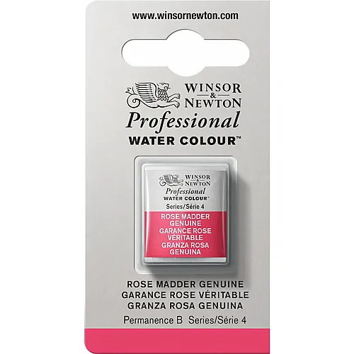Winsor & Newton W&n Prof. Water Colour 1/2 N�pfchen Krapplack Rosa Echt