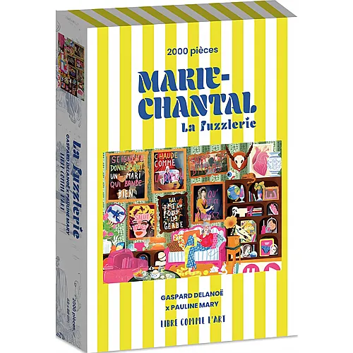 Marie-Chantal Puzzle Libre comme l'art - 2000 Teile
