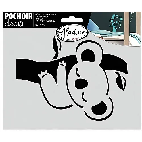 Aladine Pochoir deco Schablone Baby Koala