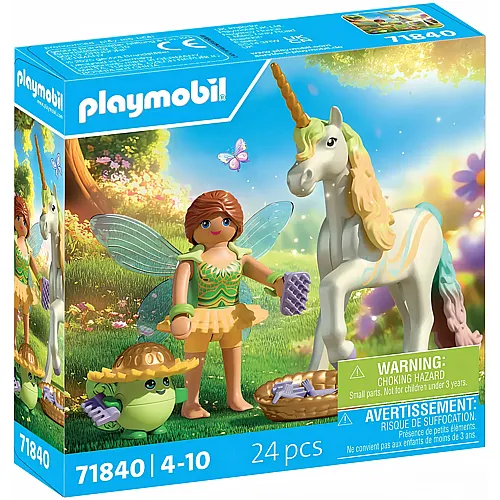 Sammeleinhorn Regenbogenblume mit Fee 71840