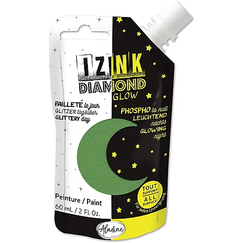 Aladine Izink Diamond Glow Gr�n - 60 ml