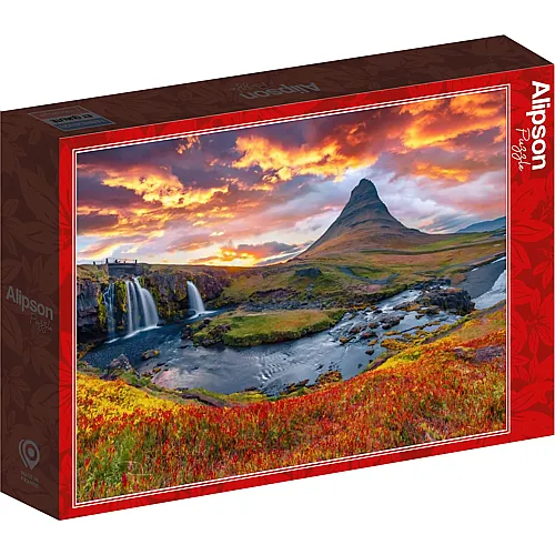 Kirkjufellsfoss Wasserfall - Island 500Teile