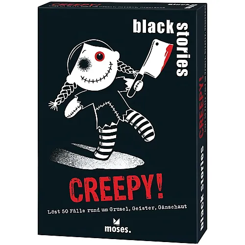 Moses Black Stories Creepy! - 50 R�tsel mit F�llen rund um Grusel, Geister, G�nsehaut