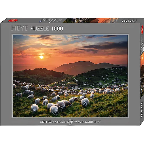 HEYE Puzzle Sheep and Volcanoes (1000Teile)