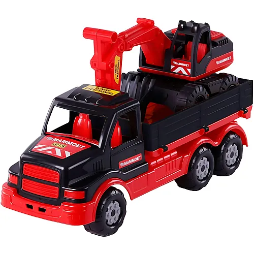 Cavallino Toys Cavallino Mammoth Torpedo Truck mit Bagger, 44,5 cm