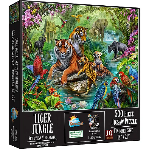 SunsOut Puzzle Tigerdschungel (500Teile)