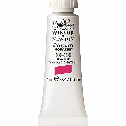 Winsor & Newton W&n Designers Gouache 14ml Tube Rose Tyrien