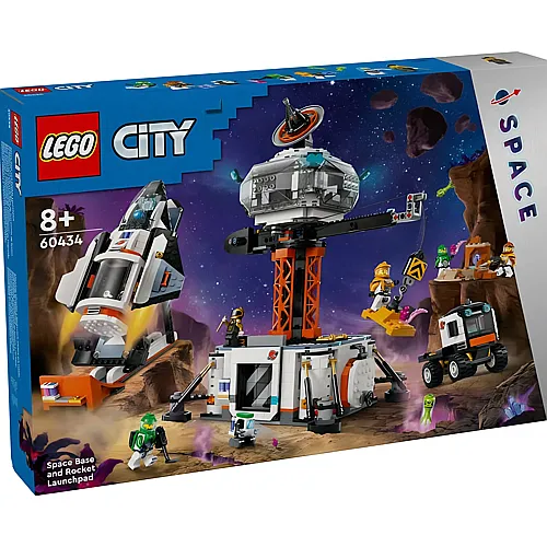 LEGO City Space Raumbasis mit Startrampe (60434)