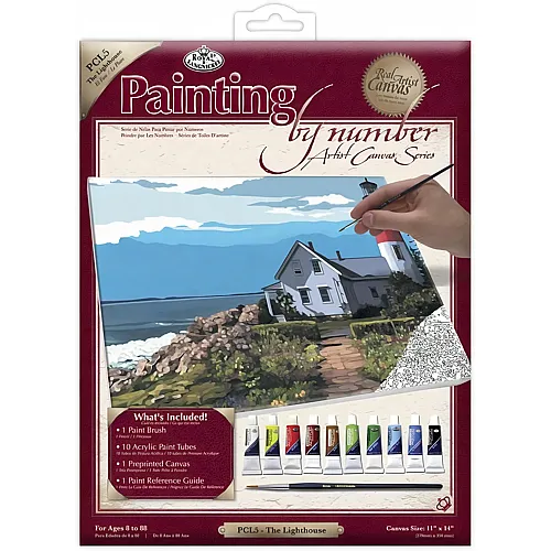 Royal & Langnickel R&l Pbn Artist Canvas Series GM The Lighthouse