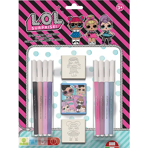 Multiprint L.O.L. Surprise! LOL. �berraschungsstempelset, 11-tlg.