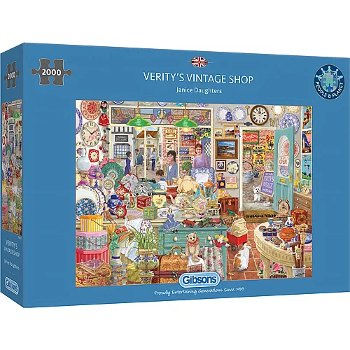 Gibsons Puzzle Janice Daughters Verity'S Vintage Shop - 2000 Teile