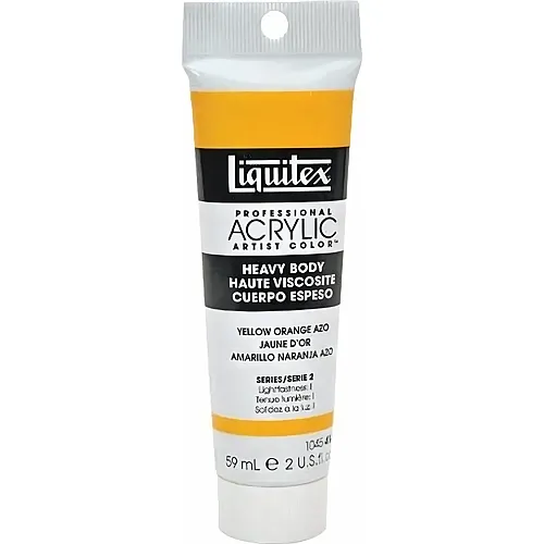 Liquitex Lqx Prof. Heavy Body Acrylfarbe 59ml Tube Gelborange Azo