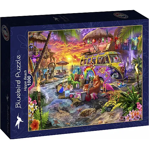 Bluebird Puzzle Hippie-Strand - 1000 Teile