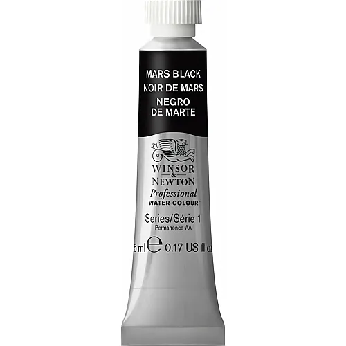 Winsor & Newton W&n Prof. Water Colour 5ml Tube Marsschwarz