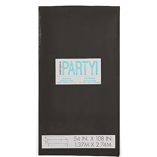 Nappe en plastique noire 135x270cm