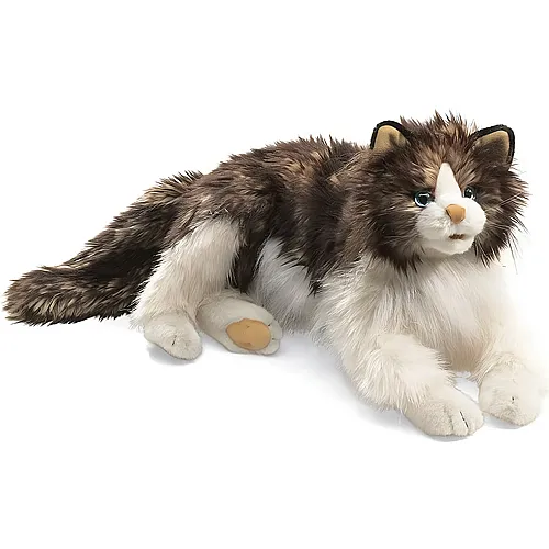 Folkmanis Handpuppe Wuschelige Katze - 70 cm