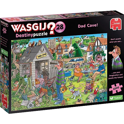 Jumbo Puzzle WASGIJ Destiny 28  - Papa-H�hle! - 1000 Teile