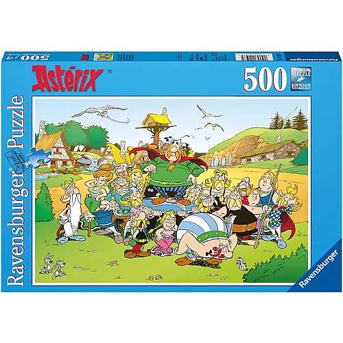 Ravensburger Puzzle Asterix im Dorf - 500 Teile