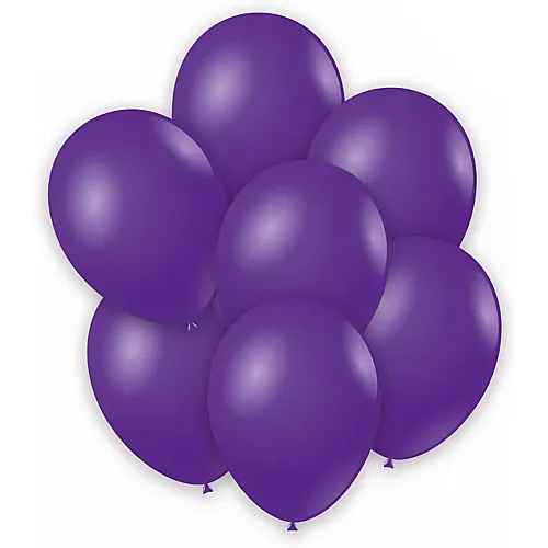 Rubber balloons in a bag purple - 100 pieces