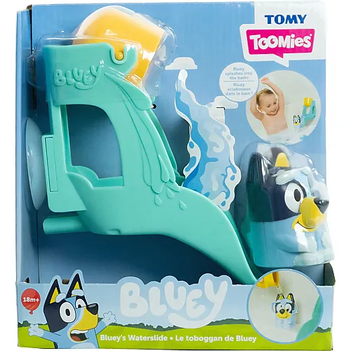 Tomy Blueys Wasserrutsche Badespielzeug. Rutsche mit