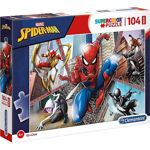 Clementoni Puzzle Supercolor Maxi Spiderman (104XXL)