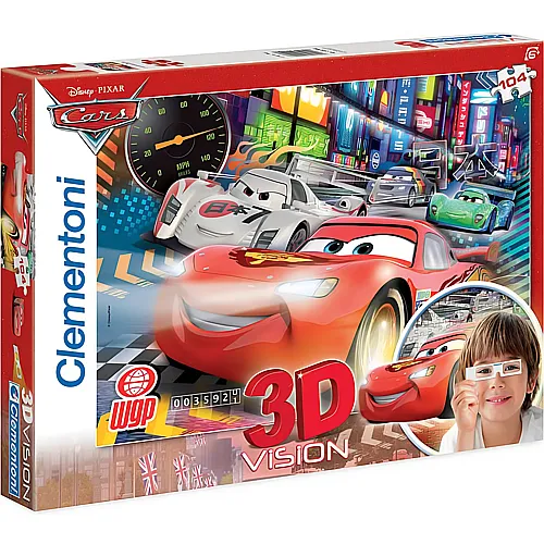 Lightning McQueen 3D - 104 Teile