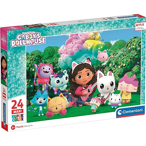 Clementoni Puzzle Supercolor Maxi Gabby's Dollhouse (24XXL)