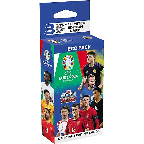 Topps Match Attax Official Euro 2024 Sammelkarten Eco Pack