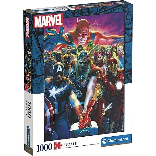 Clementoni Puzzle Panorama The Avengers (1000Teile)