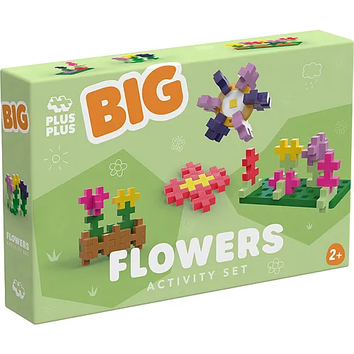 Plus-Plus 40 Kreativ Bausteine BIG Blumengarten