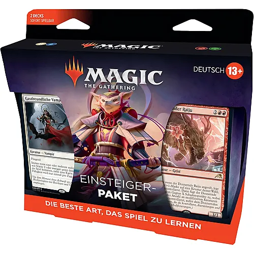 Magic The Gathering Einsteigerpaket 2022, 2 spielfertige Decks, 2 MTG Arena Code-Karte (Deutsche Version), Multi, D05661000 Single (DE)