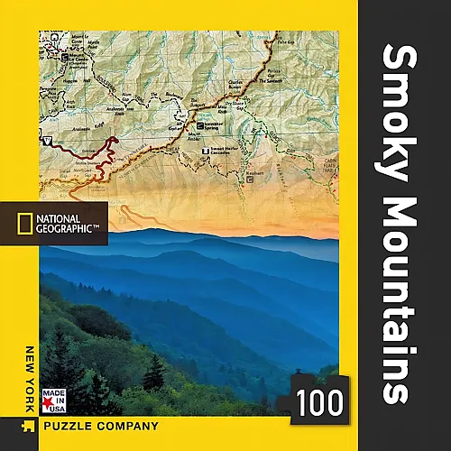New York Puzzle Company Smoky Mountains Mini - 100 Teile