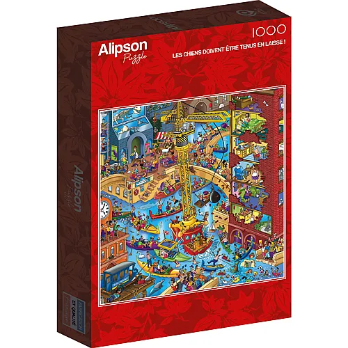 Alipson Puzzle All Dogs Must Be on a Leash - 1000 Teile
