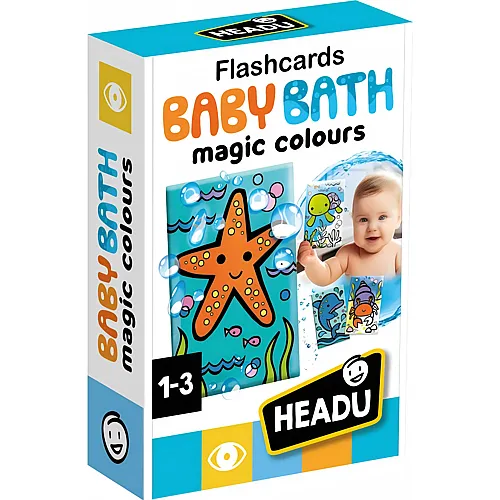 Headu Flashcards Baby Bath Multiling.