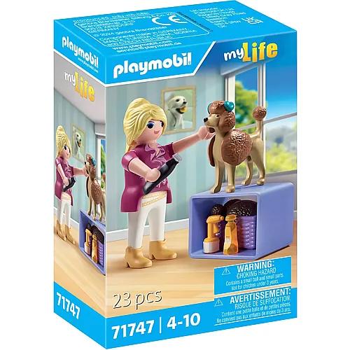 PLAYMOBIL My Life Hundefriseurin 71747