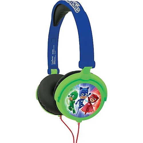 Lexibook PJ Masks Stereo-Kopfhrer, faltbar, kabelgebunden, mit kindersicherer Lautstrke