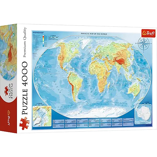 Grosse Weltkarte 4000Teile