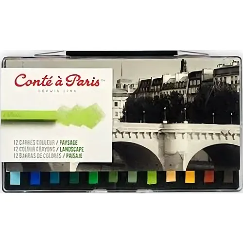 Conte A Paris Conte Carre Schwarz B 12er Box
