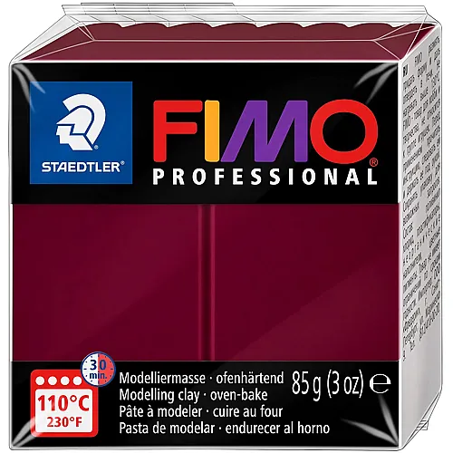 Fimo Professional Modelliermasse Bordeaux - 85 g